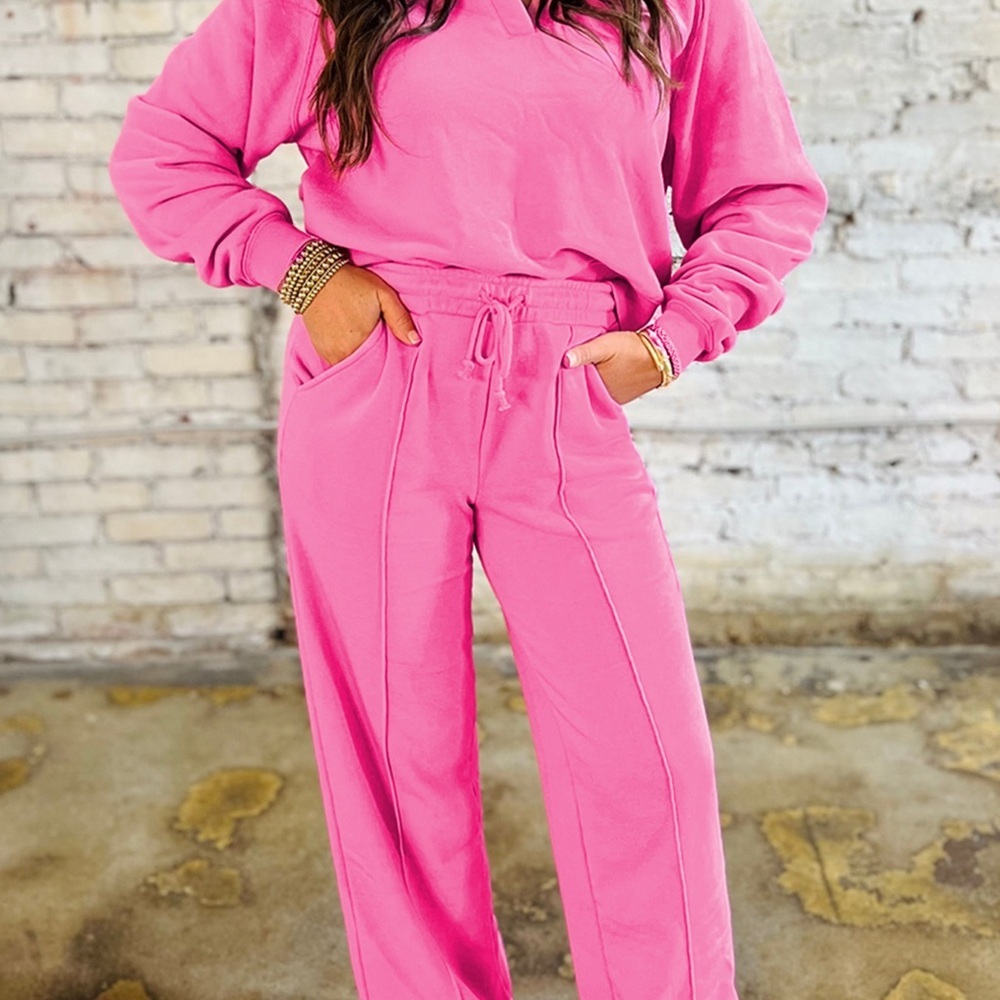 Pink Women's Jogger Set Lg & XL